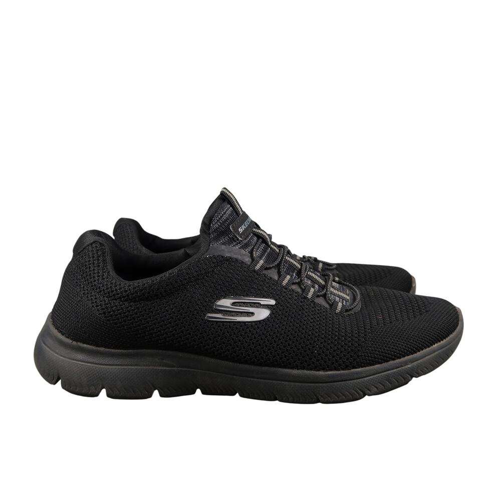 Skechers Shoes Womens 8.5 Slip On Sneaker Summit Athletic Comfort Bungee Black